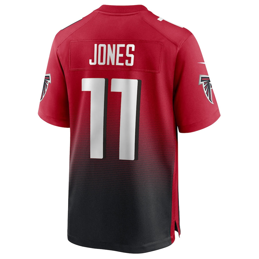 A.Falcons #11 Jalon Walker Player Red Home Game Edoa Stitched Jerseys