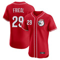C.Reds #29 TJ Friedl Player Red Limited Elite Home Game Edoa Stitched Jerseys