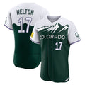 C.Rockies #17 Todd Helton Player Green City Connect Limited Elite Home Edoa Stitched Jerseys