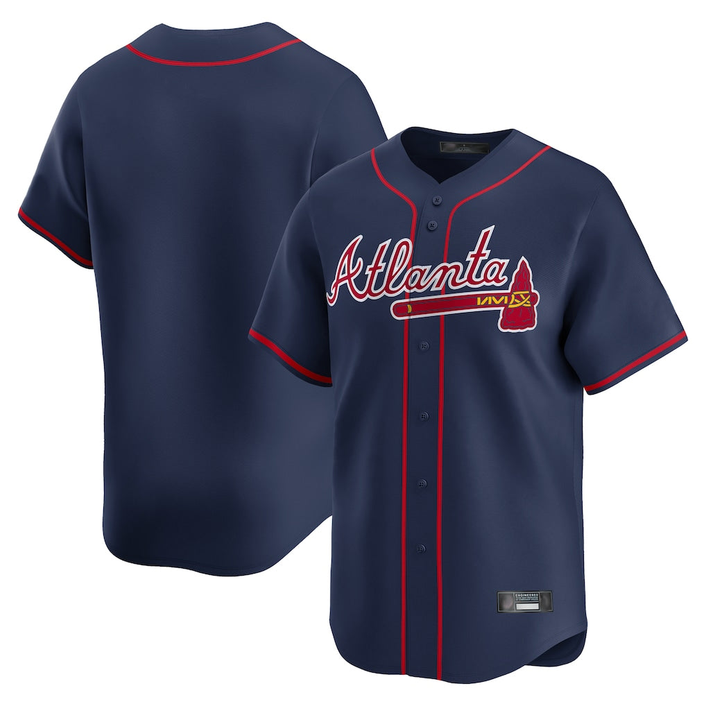 A.Braves ## Braves Blank Player Navy Limited Home Game Edoa Stitched Jerseys