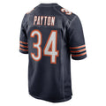 C.Bears #34 Walter Payton Player Navy Home Game Edoa Stitched Jerseys