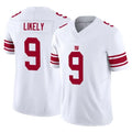 NY.Giants #9 Lsaiah Likely Player White Limited Vapor F.U.S.E. Home Game Edoa Stitched Jerseys