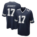 D.Cowboys #17 Brandon Aubrey Player Navy Home Game Edoa Stitched Jerseys
