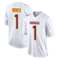 W.Commanders #1 Rachaad White Player White Tundra Fashion Home Game Edoa Stitched Jerseys