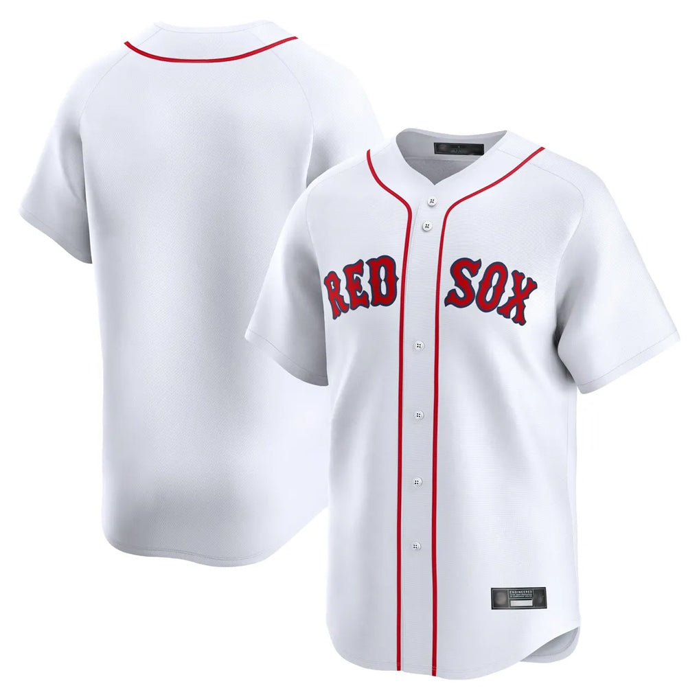 B.Red Sox ## Red Sox Blank Player White Limited Home Game Edoa Stitched Jerseys
