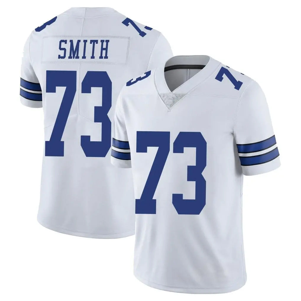D.Cowboys #73 Tyler Smith Player White Vapor Untouchable Limited Home Game Edoa Stitched Jerseys