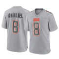 C.Browns #8 Dillon Gabriel Player Gray Atmosphere Fashion Game Edoa Stitched Jerseys
