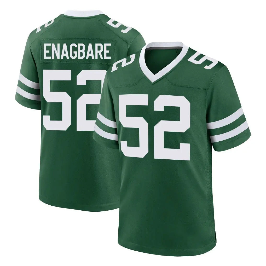 NY.Jets #52 Kingsley Enagbare Player Green Legacy Home Game Edoa Stitched Jerseys