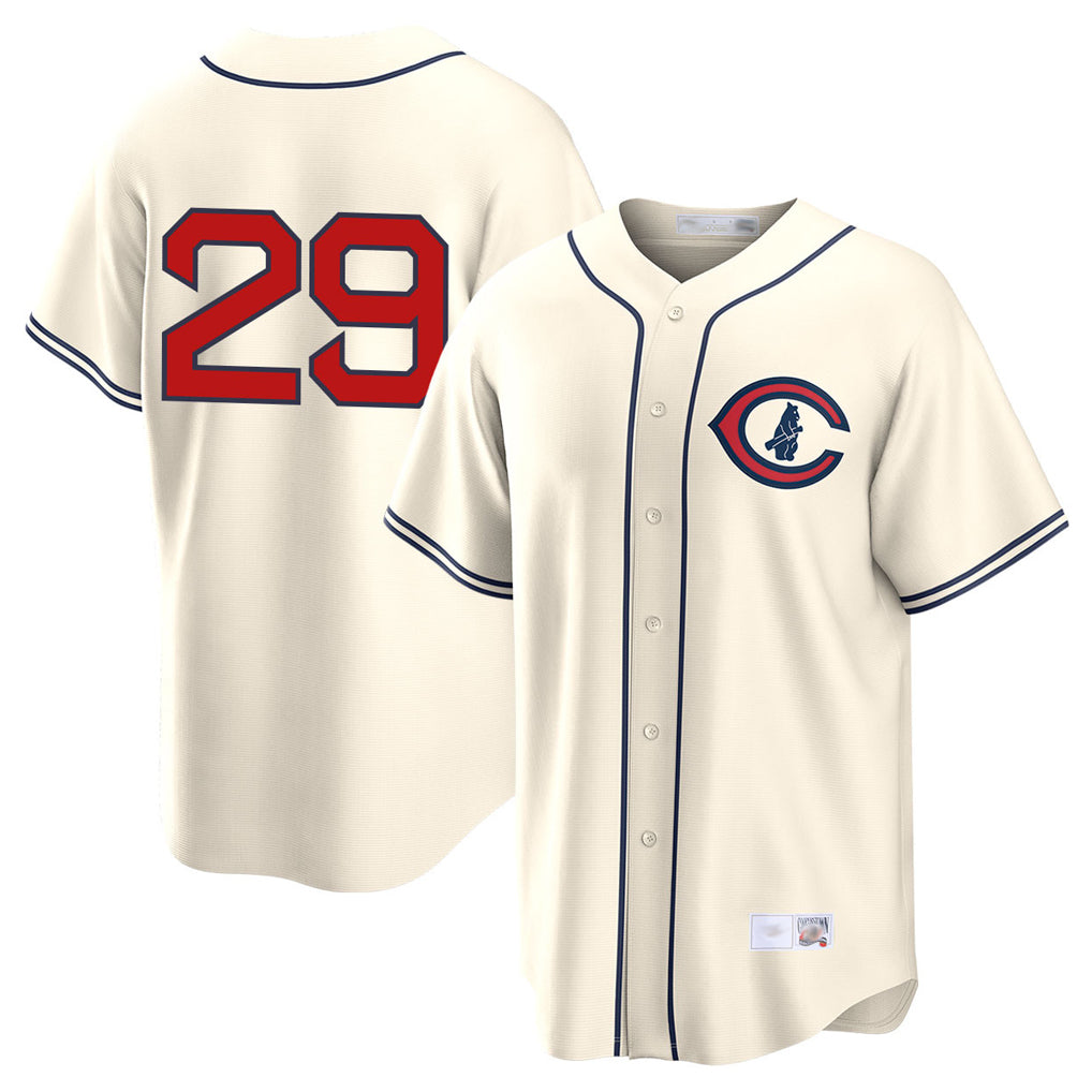 C.Cubs #29 Michael Busch Player Cream Field of Dreams Home Game Edoa Stitched Jerseys