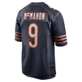 C.Bears #9 Jim McMahon Player Navy Home Game Edoa Stitched Jerseys