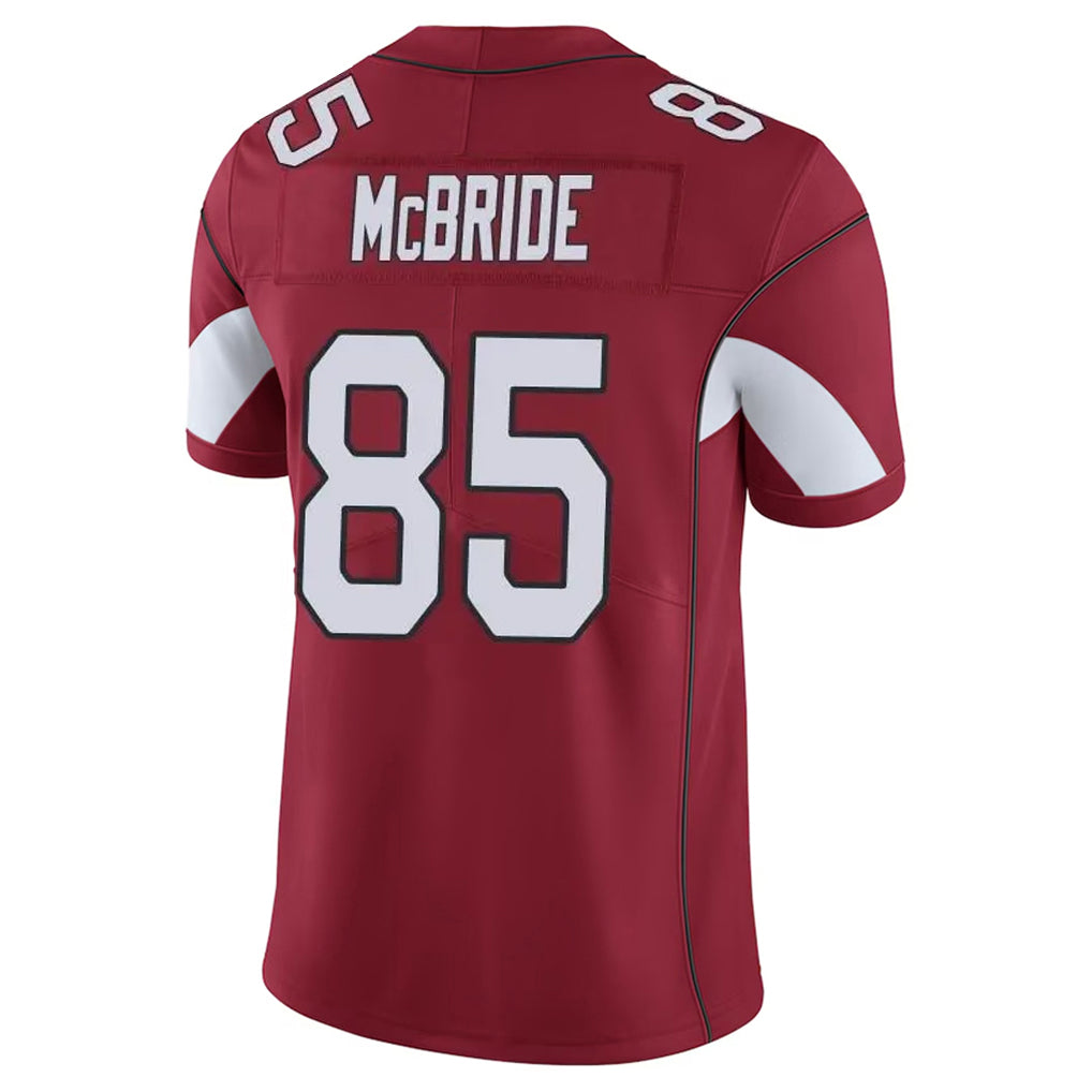 A.Cardinals #85 Trey McBride Player Cardinal Vapor Limited Home Game  Edoa Stitched Jerseys