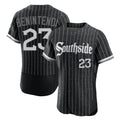 C.White Sox #23 Andrew Benintendi Player Black City Connect Limited Elite Home Edoa Stitched Jerseys