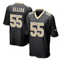 NO.Saints #55 Kaden Elliss Player Black Home Game Edoa Stitched Jerseys