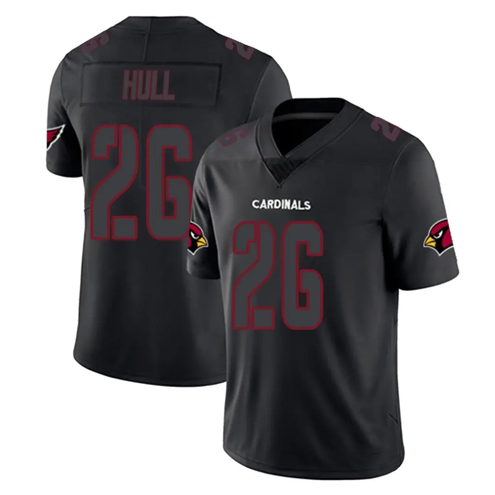 A.Cardinals #26 Evan Hull Player Black Impact Limited Home Game Edoa Stitched Jerseys