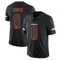 D.Broncos #0 Jonathon Cooper Player Black Impact Limited Game Edoa Stitched Jerseys