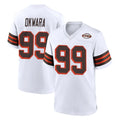 C.Browns #99 Julian Okwara Player White Alternate Home Game Edoa Stitched Jerseys
