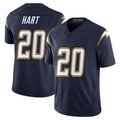 LA.Chargers #20 Cam Hart Player Navy Vapor F.U.S.E. Limited Home Game Edoa Stitched Jerseys