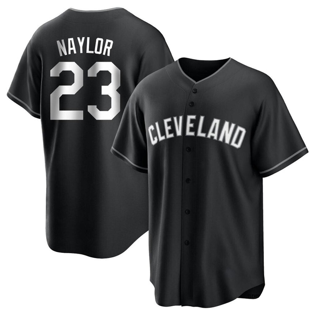 C.Guardians #23 Bo Naylor Player Black Home Game Edoa Stitched Jerseys
