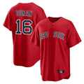 B.Red Sox #16 Jarren Duran Player Red Home Game Edoa Stitched Jerseys