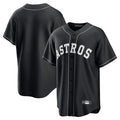H.Astros ## Astros Blank Player Black Home Game Edoa Stitched Jerseys