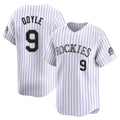 C.Rockies #9 Brenton Doyle Player White Limited Home Edoa Stitched Jerseys