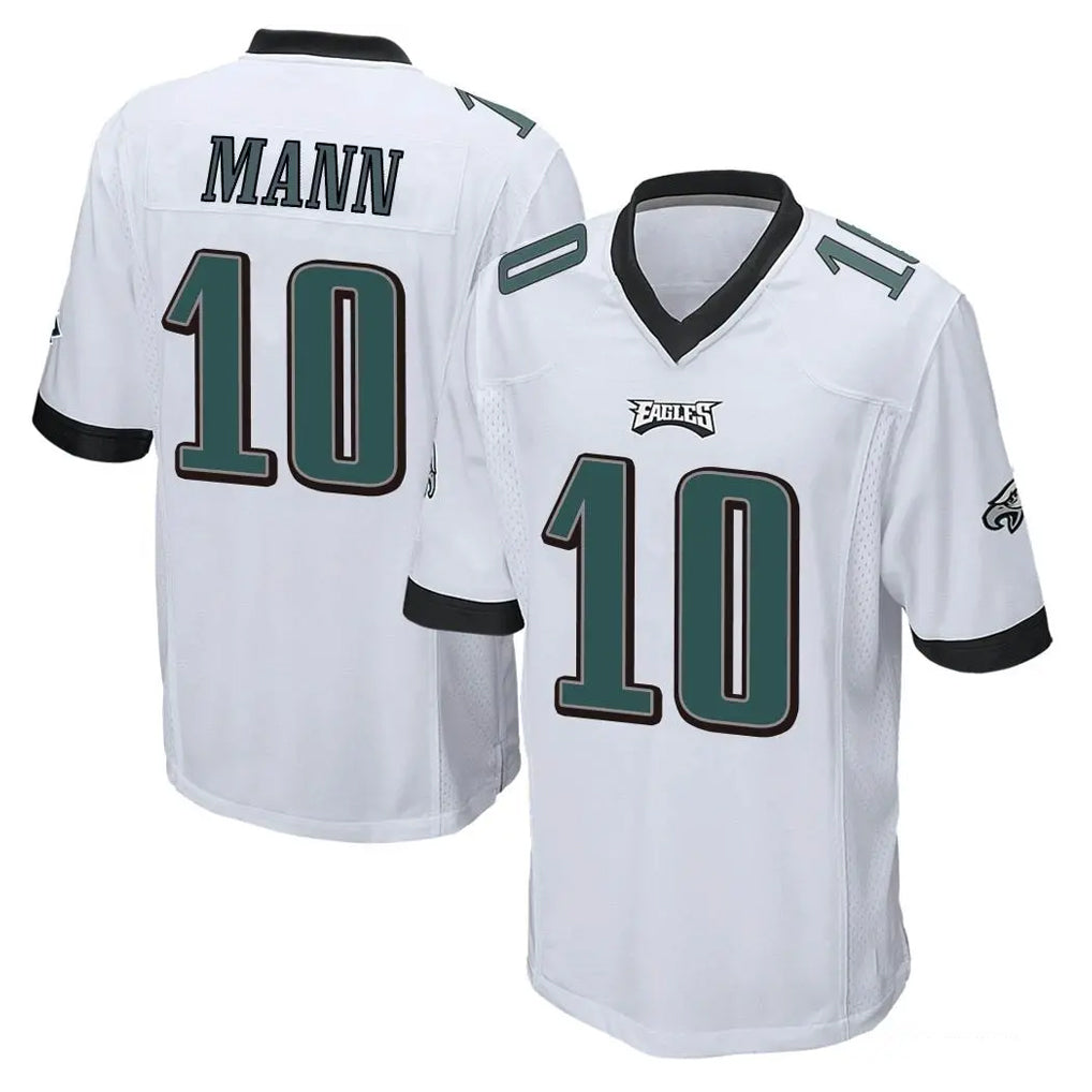 P.Eagles #10 Braden Mann Player White Home Game Edoa Stitched Jerseys