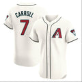 A.Diamondbacks #7 Corbin Carroll Player Cream Limited Elite Home Game Edoa Stitched Jerseys