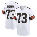 C.Browns #73 Joe Thomas Player White Home Game Edoa Stitched Jerseys