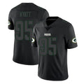 GB.Packers #95 Devonte Wyatt Player Black Impact Limited Home Game Edoa Stitched Jerseys