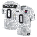 B.Bills #0 Keon Coleman Player Arctic Camo Salute to Service Limited Game Edoa Stitched Jerseys