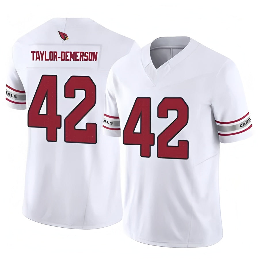 A.Cardinals #42 Dadrion Taylor-Demerson Player White Limited Edoa Stitched Jerseys