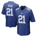 NY.Giants #21 Paulson Adebo Player Royal Home Game Edoa Stitched Jerseys