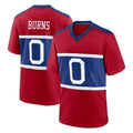NY.Giants #0 Brian Burns Player Red Century Home Game Edoa Stitched Jerseys