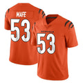 C.Bengals #53 Boye Mafe Player Orange Vapor Untouchable Limited Home Game Edoa Stitched Jerseys