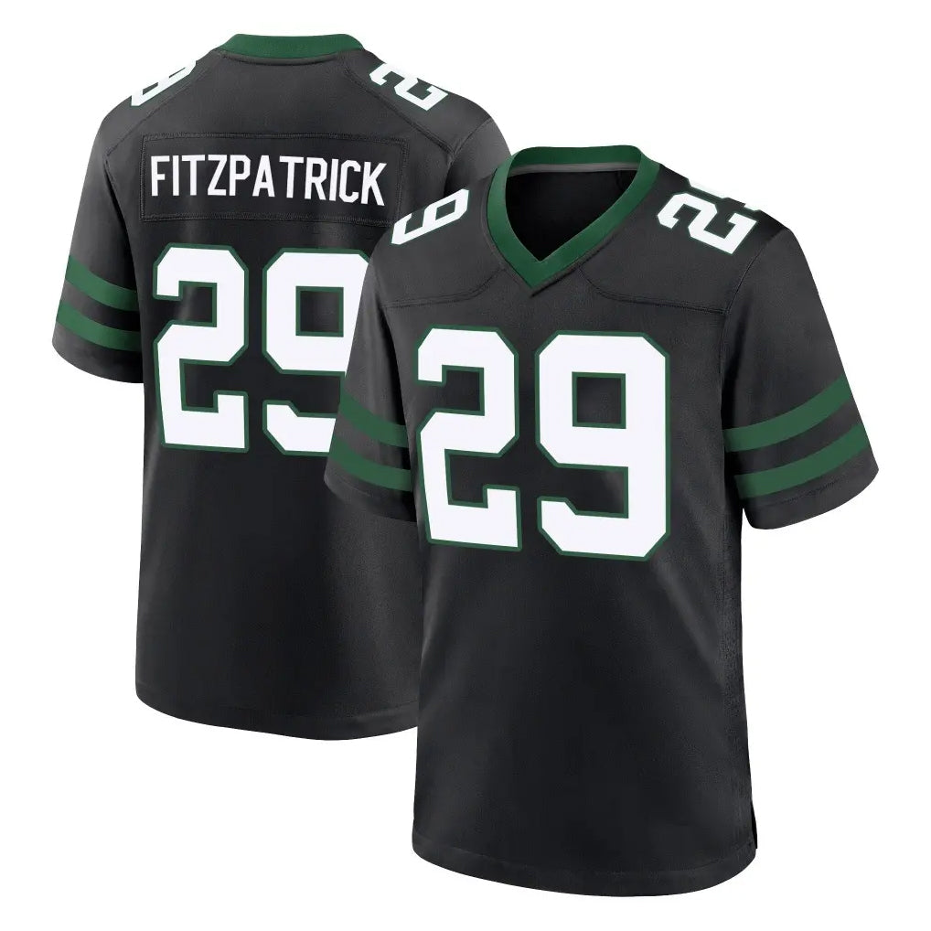 NY.Jets #29 Minkah Fitzpatrick Player Black Legacy Home Game Edoa Stitched Jerseys