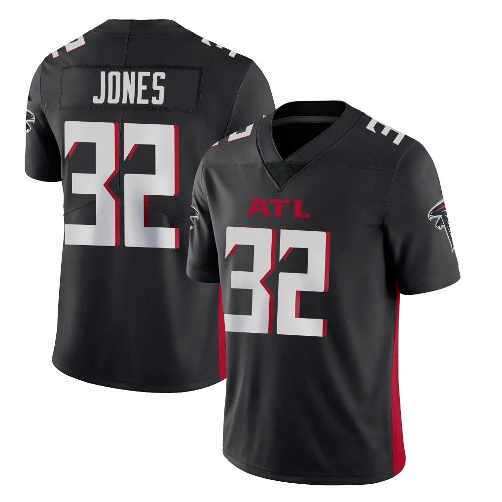 A.Falcons #32 Cash Jones Player Black Vapor Untouchable Limited Home Game Edoa Stitched Jerseys
