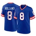 NY.Giants #8 Jevon Holland Player Royal Classic Home Game Edoa Stitched Jerseys