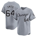 C.White Sox #64 Shane Smith Player Gray Road Limited Home Edoa Stitched Jerseys