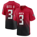 A.Falcons #3 Jessie Bates III Player Red Home Game Edoa Stitched Jerseys
