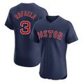B.Red Sox #3 Ceddanne Rafaela Player Navy Limited Elite Home Game Edoa Stitched Jerseys