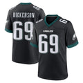 P.Eagles #69 Landon Dickerson Player Black Game Home Edoa Stitched Jerseys