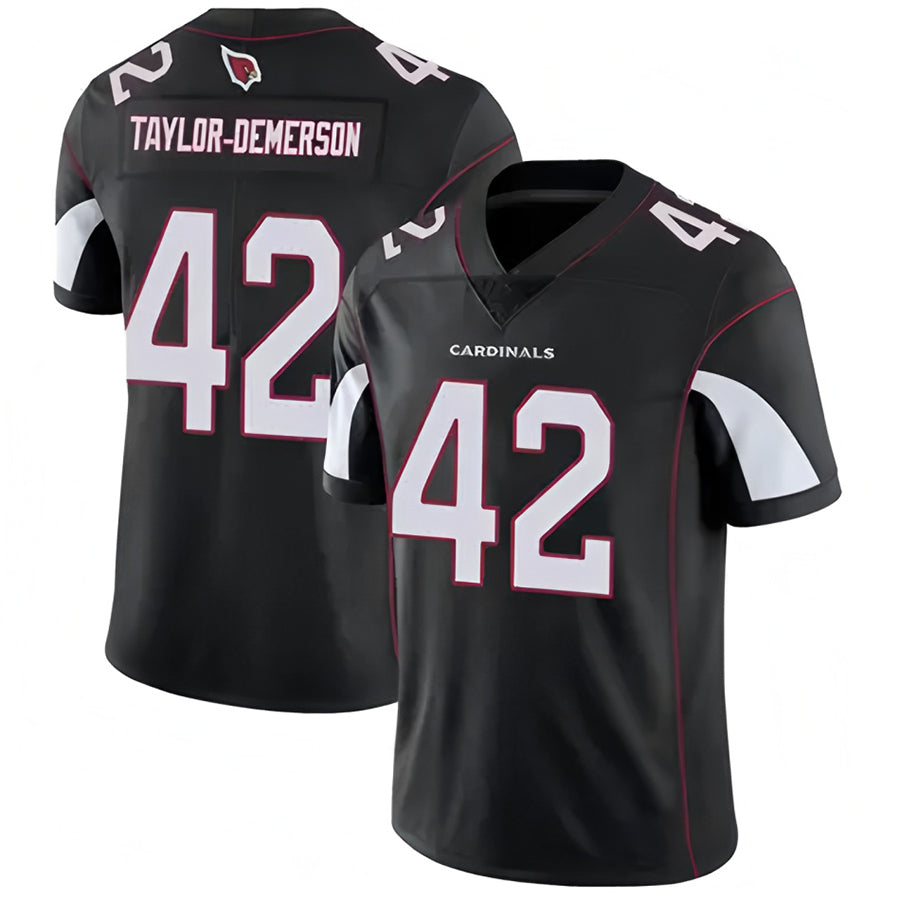 A.Cardinals #42 Dadrion Taylor-Demerson Player Black Limited Edoa Stitched Jerseys