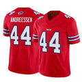 B.Bills #44 Joe Andreessen Player Red Vapor F.U.S.E. Limited Home Game Edoa Stitched Jerseys
