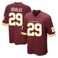 W.Commanders #29 Rasul Douglas Player Burgundy Team Color Home Game Edoa Stitched Jerseys