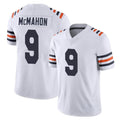 C.Bears #9 Jim McMahon Player White Classic Vapor Limited Home Game Edoa Stitched Jerseys