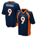 D.Broncos #9 Talanoa Hufanga Player Navy Game Edoa Stitched Jerseys