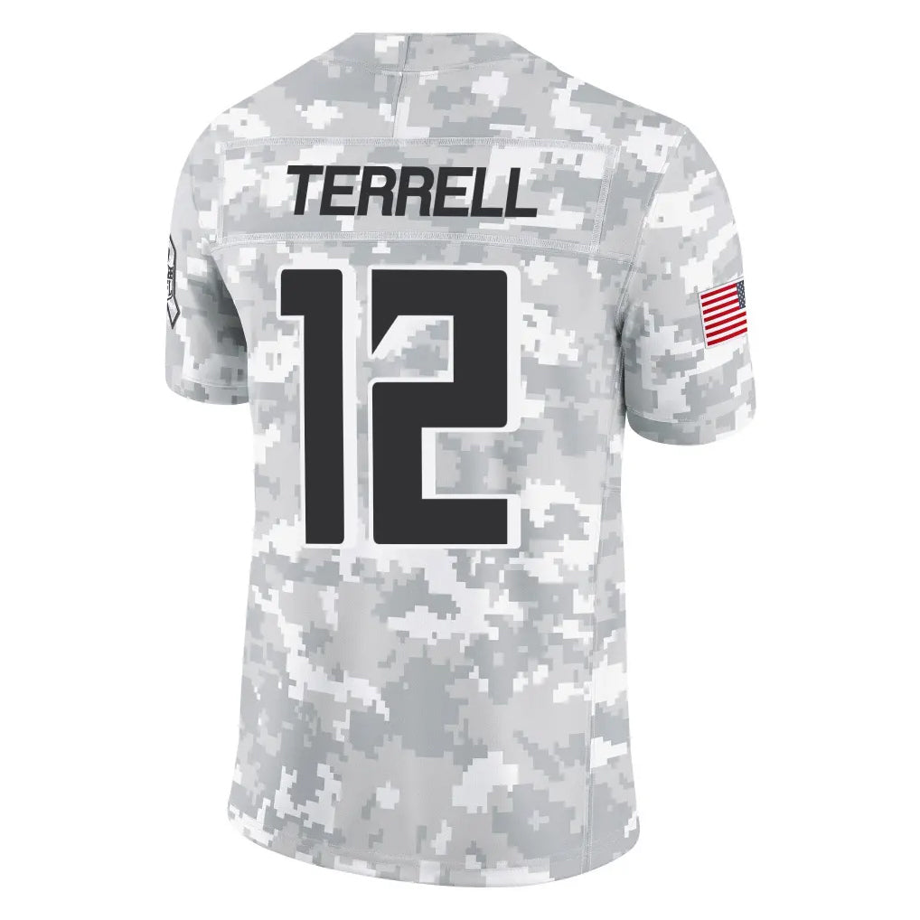 A.Falcons #12 Avieon Terrell Player Arctic Camo Salute to Service Limited Edoa Stitched Jerseys