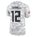 A.Falcons #12 Avieon Terrell Player Arctic Camo Salute to Service Limited Edoa Stitched Jerseys