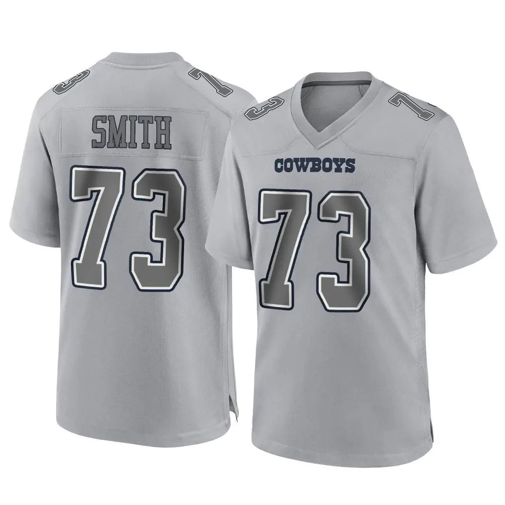 D.Cowboys #73 Tyler Smith Player Gray Atmosphere Fashion Home Game Edoa Stitched Jerseys