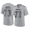 D.Cowboys #73 Tyler Smith Player Gray Atmosphere Fashion Home Game Edoa Stitched Jerseys